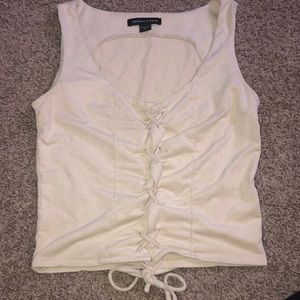Kendall and kylie suede top